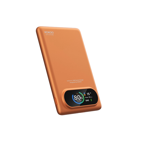 KOKOO MP05 Ultra-Slim MagSafe Power Bank Orange