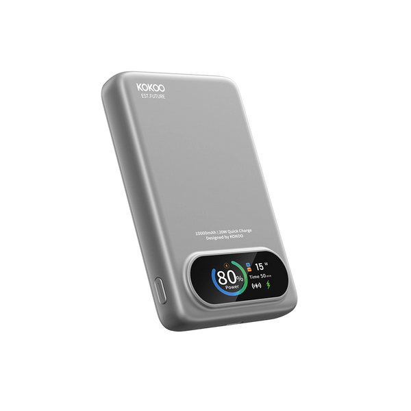 KOKOO MP10 10000mAh MagSafe Power Bank Silver