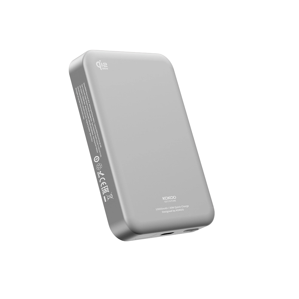 KOKOO QP10 Silver Qi2 MagSafe Power Bank  10000mAh