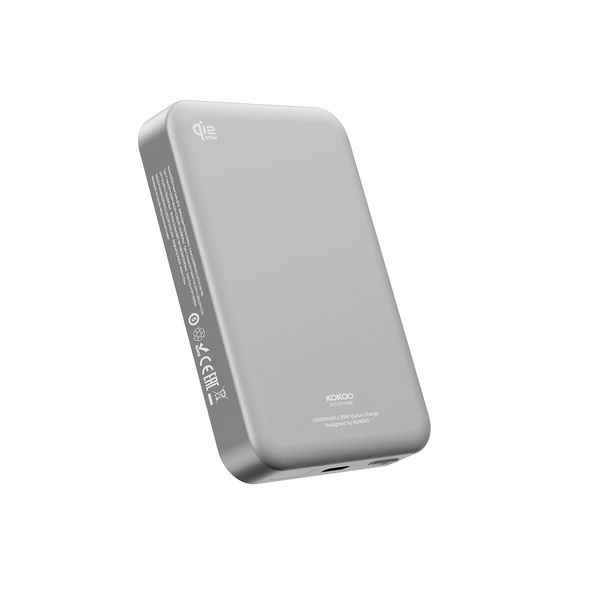 KOKOO QP10 Silver Qi2 MagSafe Power Bank  10000mAh